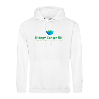 Kidney Cancer UK Awareness Week Hoodie White Thumbnail
